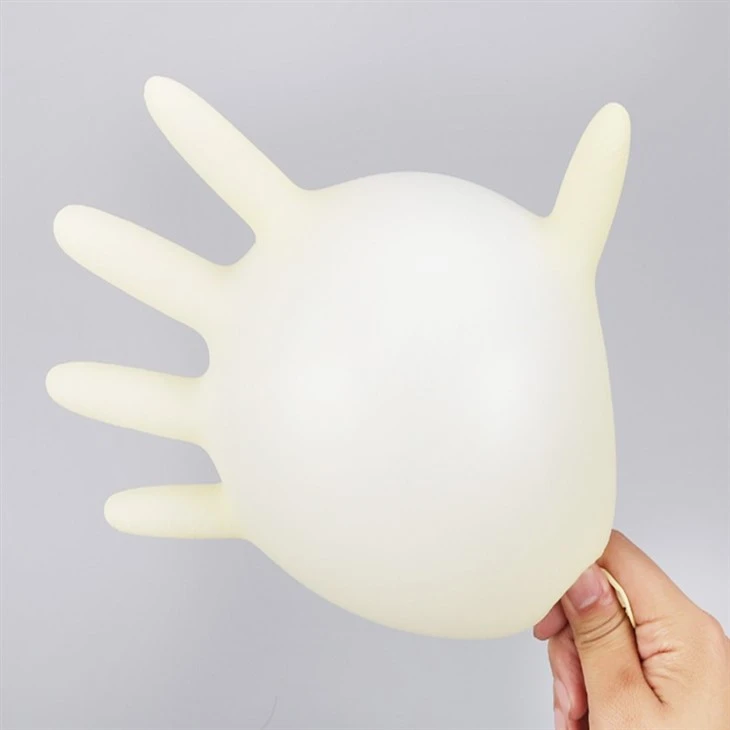 Latex cleanroom gloves